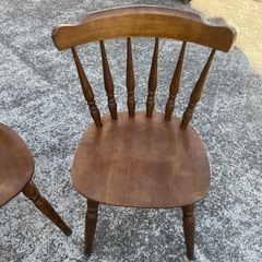 ★4脚セット★ウィンザーチェア ダイニングチェア 木製 椅子欲しいアンティーク レトロ★ の画像