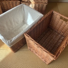 籐　収納ボックス　23個セット！の画像