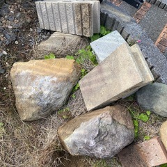 庭石やブロック等の画像