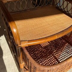 【無料】籐タンス 3段タンスの画像