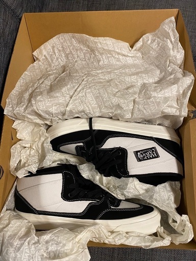 27.5cm 新品 未使用　VANS 廃盤 アナハイム ファクトリーコレクションHalf Cab 33 DX 白 黒