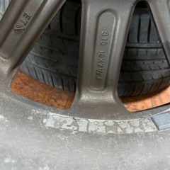 18インチタイヤホイール4本セットの画像