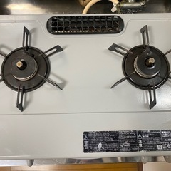 都市ガス　2口ガスコンロの画像