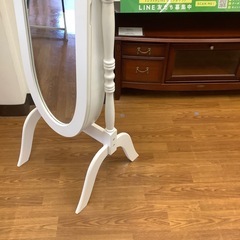 収納付きスタンドミラー【トレファク 川越店】の画像