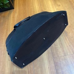 Paul Smith 黒のキャンバス・レザー ボストンバッグの画像