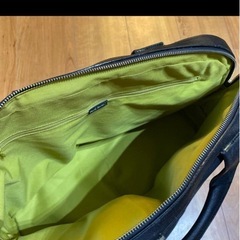 Paul Smith 黒のキャンバス・レザー ボストンバッグの画像