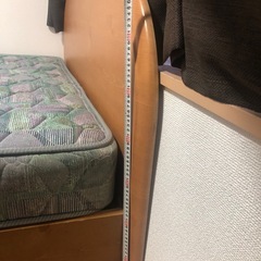 セミダブルベッド(フレーム&マットレス)の画像