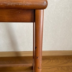 木製　脚立&チェアの画像