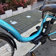 YAMAHA PAS Natura 電動アシスト自転車 水色 (くま) 東大阪の電動