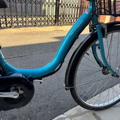 YAMAHA PAS Natura 電動アシスト自転車 水色 (くま) 東大阪の電動