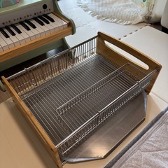 Baum ステンレススチール サイドバンブーディッシュドライラック 乾燥水切りの画像