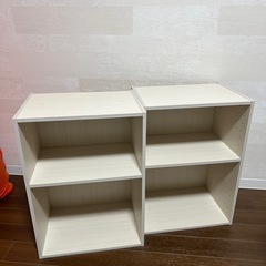 カラーボックス2個