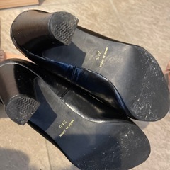 エナメル　ブラック　24.5 日本製 の画像