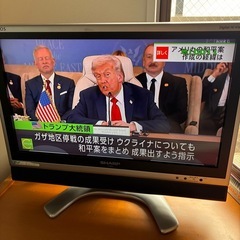 難あり　液晶テレビ　AQUOS SHARP 20インチ　リモコン　説明書付　 の画像