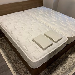 ベッドフレーム　日本ベッド　シングル×2
