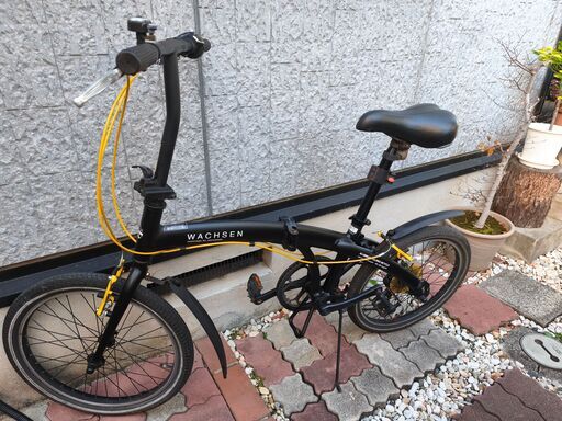 軽量アルミ製折たたみ自転車WACHSENBA-100 Angriff 6段変速 (てつ