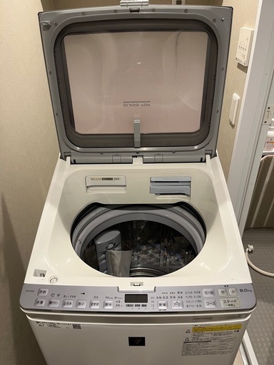 SHARP 洗濯乾燥機 縦型【穴なし漕で清潔】