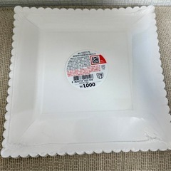韓国 紙皿 8枚　花柄　新品未開封の画像