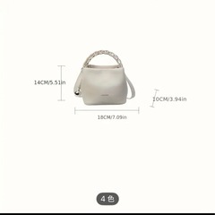 (決まりました)バケツ型 2WAYバッグ ブラック ショルダー ハンドバッグ 高見えの画像