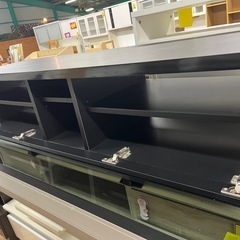 ジャングルジャングル貝塚店　テレビ台　テレビボード　黒　ブラック　中古　リユース　貝塚市　二色浜の画像