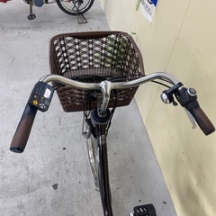 197丁寧に整備済　新基準パナソニック電動アシスト自転車26インチ　パワー強い　中古自転車の画像