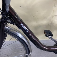 197丁寧に整備済　新基準パナソニック電動アシスト自転車26インチ　パワー強い　中古自転車の画像