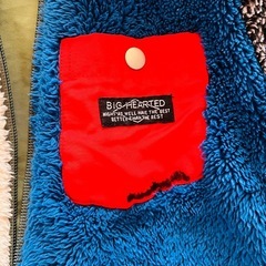 fokids 110cm アウター　ボア　リバーシブル　の画像