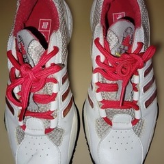 adidas 23cm  ゴルフシューズ　アディダス テック フェザー II レザーの画像