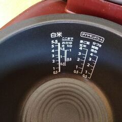 東芝炊飯器/5.5合/実働の画像