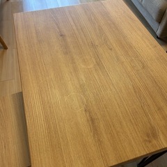 決定しました★ニトリ★シンプルダイニング3点セット2人用　の画像