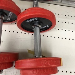 【ドリーム川西店御来店限定】 ☆ジモティー見たよ♪割引☆ダンベル2個セット　
クリーニング済み【99560000032098】の画像