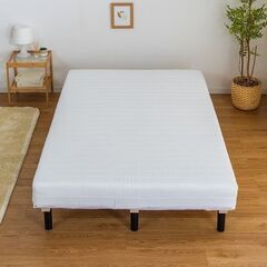 ニトリ　セミダブルベッド 脚付きボンネルコイルマットレス の画像