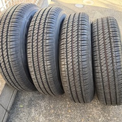 ジムニー シエラ JB74 純正タイヤ 4本 ブリヂストン195/80R15の画像