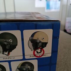 新品　箱入り　CROSS　半キャップ　ヘルメット　バイク　CR-760　の画像