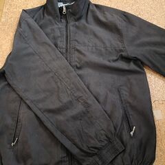 日本製ジャンパー黒の画像