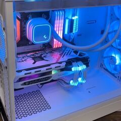 【ホワイト統一】フルカスタムゲーミングPC 新潟県内お届けOK！の画像