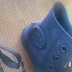 コンバース黒ハイカット23.0の画像