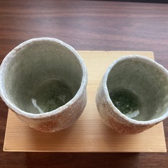 夫婦湯呑み 未使用の画像