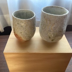 夫婦湯呑み 未使用の画像
