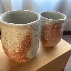 夫婦湯呑み 未使用の画像