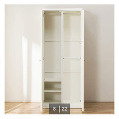 【12/6〜引き渡し】定価54990円　ワードローブの画像