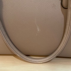 LES MUES ピンクベージュ ビジネスバッグ　バンドバッグ　リボン　アオキの画像