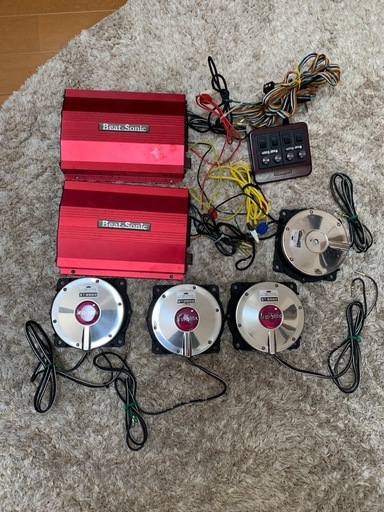 最終値下げ！Beat-Sonic ビートソニック 体感オーディオ パワーアンプ 振動ユニット