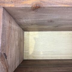 【藤枝】3000円で売ります！M-BOX　収納　ボックス　椅子　ベンチ チェアー　キャスター　収納箱　古材　木箱　アイアン　ウッドボックスの画像