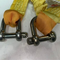 エーモン　けん引ロープ　伸縮　4726　安全張力1t　最大張力2t　最大3.4m　牽引　車　小型乗用　中古　④の画像