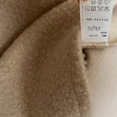 andme アンドミー　ボアワンピース　ロングワンピース　起毛　秋冬　ボア　シープ　ウール　暖か　フェイクリングウール　Vネックの画像