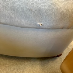 K2511-518 GSS KOIZUMI　円形ダイニングテーブルセット キャスター付きアームチェア 4脚付き ※バラ売り不可 キズ汚れ破れ有りの画像