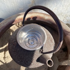 火鉢 火鉢セット 火バサミ ヘラ レトロ家具 レトロ食器の画像