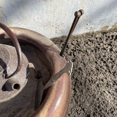 火鉢 火鉢セット 火バサミ ヘラ レトロ家具 レトロ食器の画像