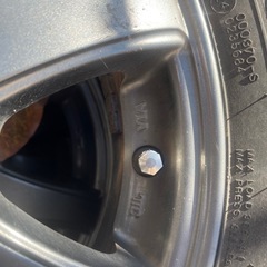 中古スタッドレスタイヤ、155/65R13, ホイールつきの画像